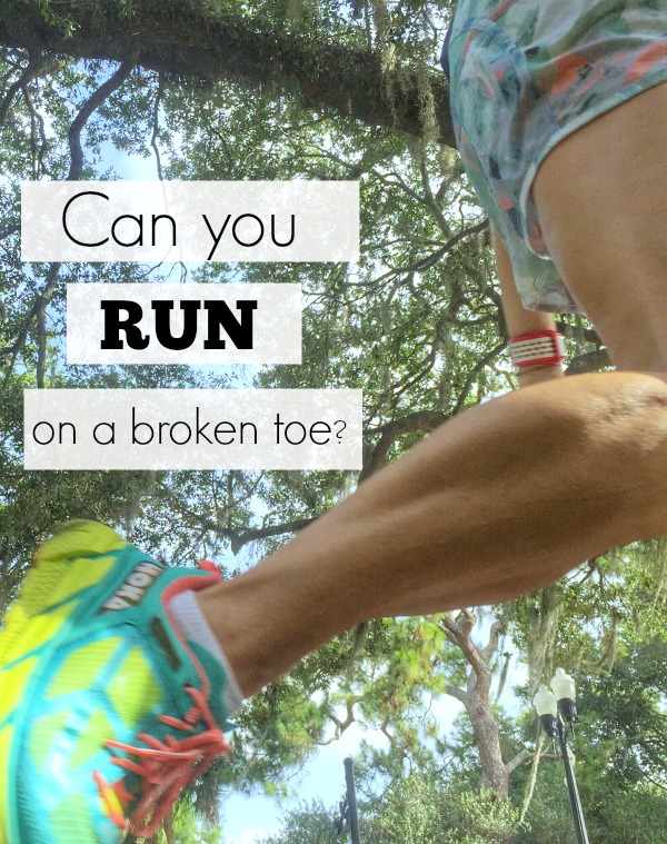 Can You Run on a Broken Toe? What About a Sprained Toe?