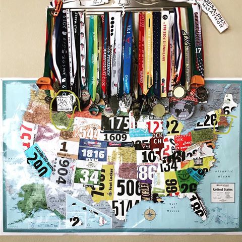 Creative Ways to Display Race Medals And Bibs