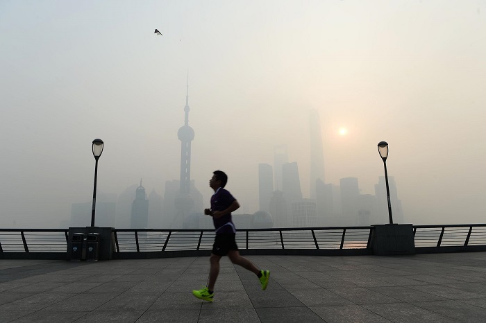 Running in Bad Air Quality And Smoke from Fires